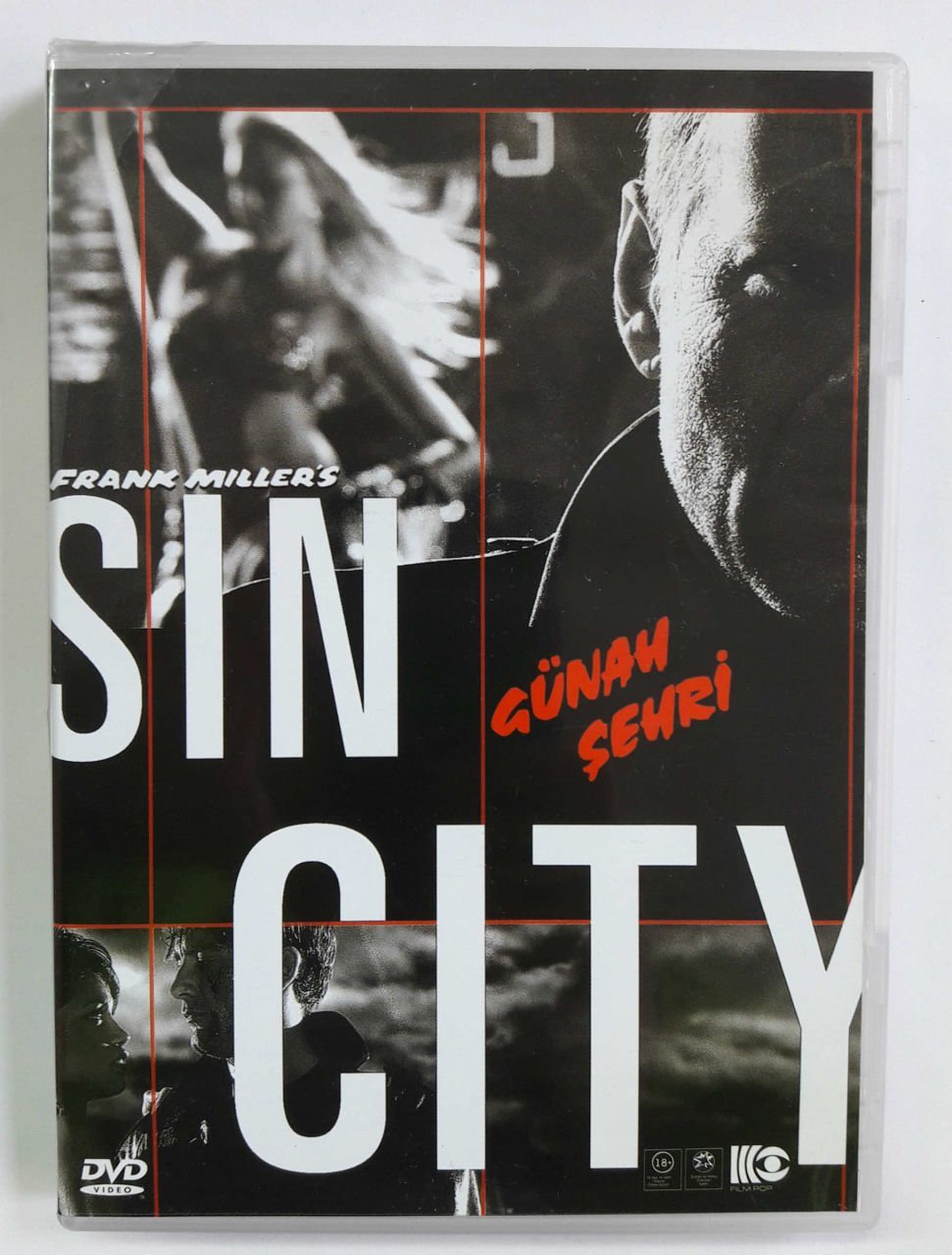 SIN CITY - GÜNAH ŞEHRİ - BRUCE WILLIS - JESICA ALBA - BENICIO DEL TORO - FRANK MILLER - DVD 2.EL