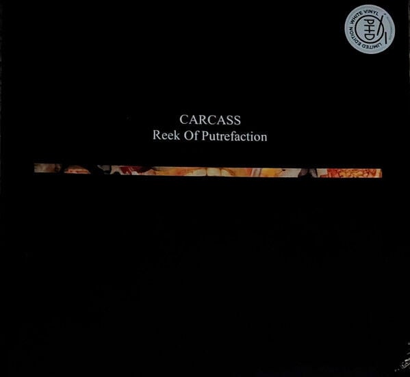 CARCASS - REEK OF PUTREFACTION (1988) - LP 2025 WHITE COLOURED LIMITED EDITION SIFIR PLAK