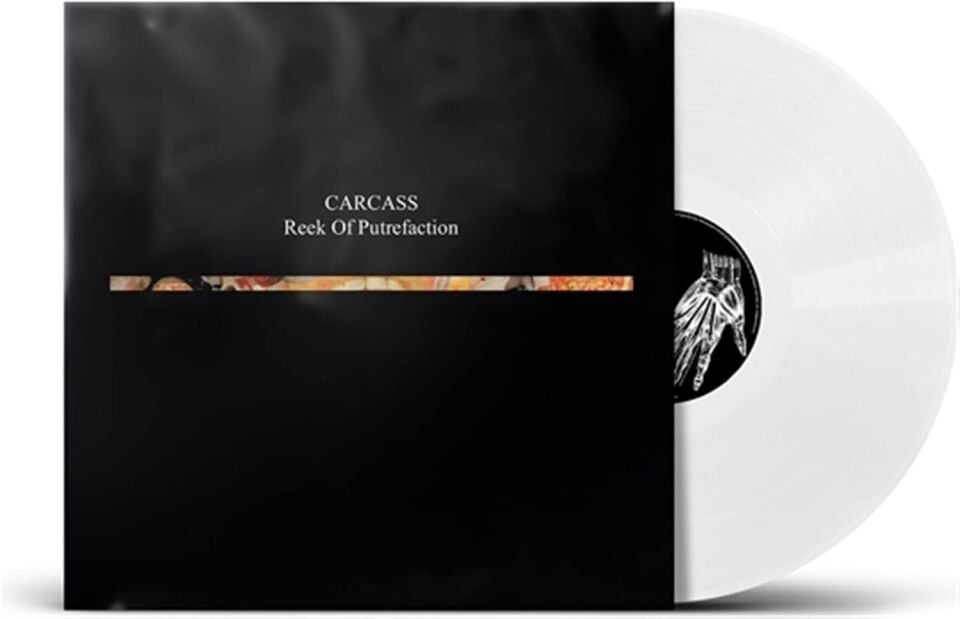 CARCASS - REEK OF PUTREFACTION (1988) - LP 2025 WHITE COLOURED LIMITED EDITION SIFIR PLAK