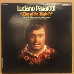 LUCIANO PAVAROTTI ''KING OF THE HIGH C'S'' 1973 2.EL PLAK İMZALI