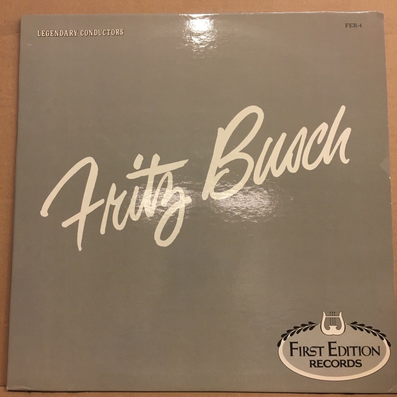 FRITZ BUSCH CONDUCTS BEETHOVEN 9TH SYM., THE CHORUS & ORCHESTRA OF THE DANISH RADIO, 1950 (1974) 2.EL PLAK