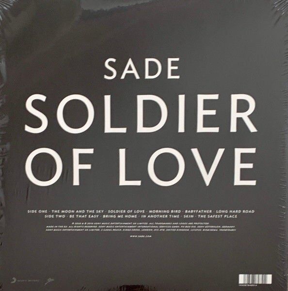 SADE - SOLDIER OF LOVE (2010) - LP 180GR 2024 EDITION SIFIR PLAK