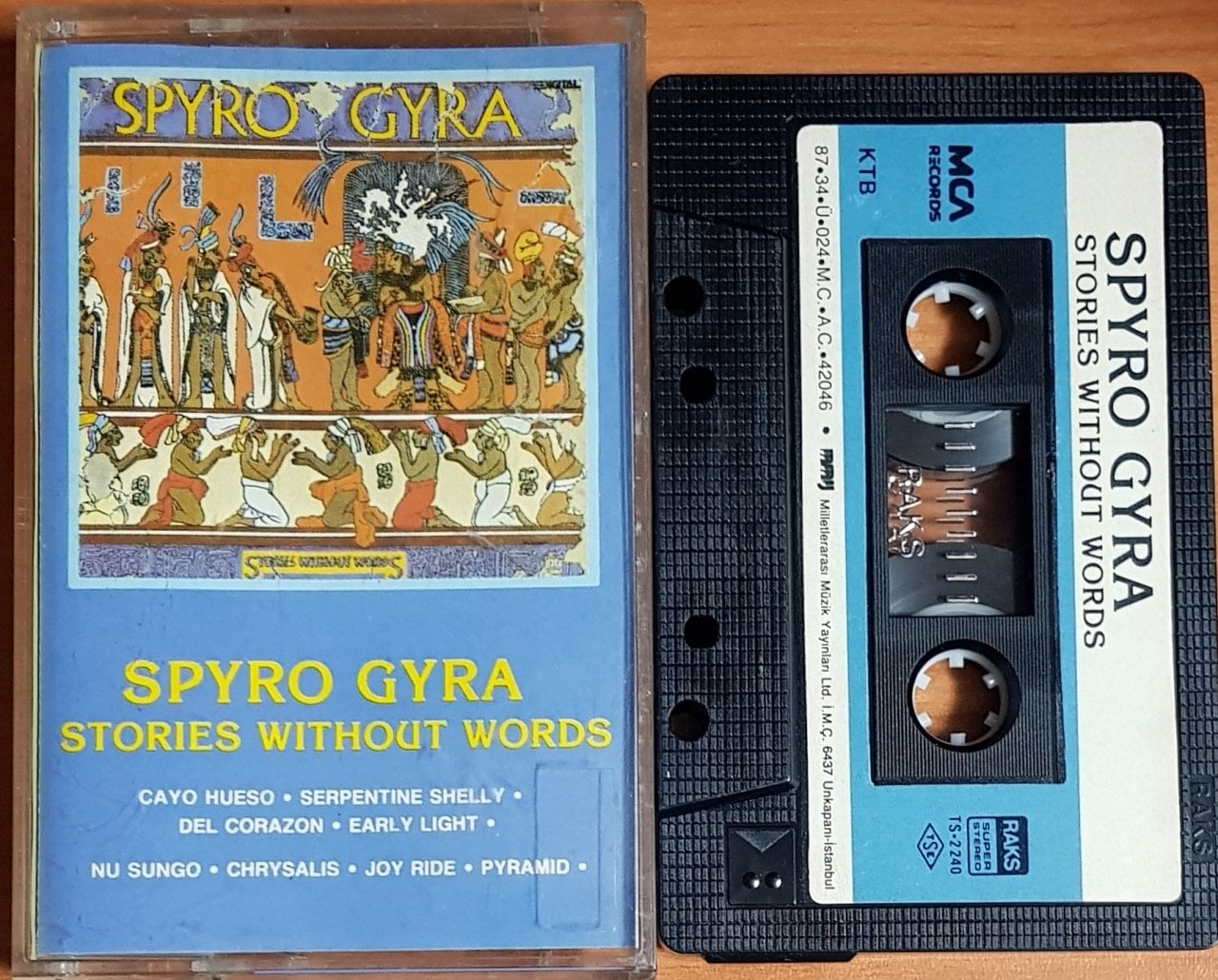 SPYRO GYRA - STORIES WITHOUT WORDS (1987) MMY KASET 2.EL