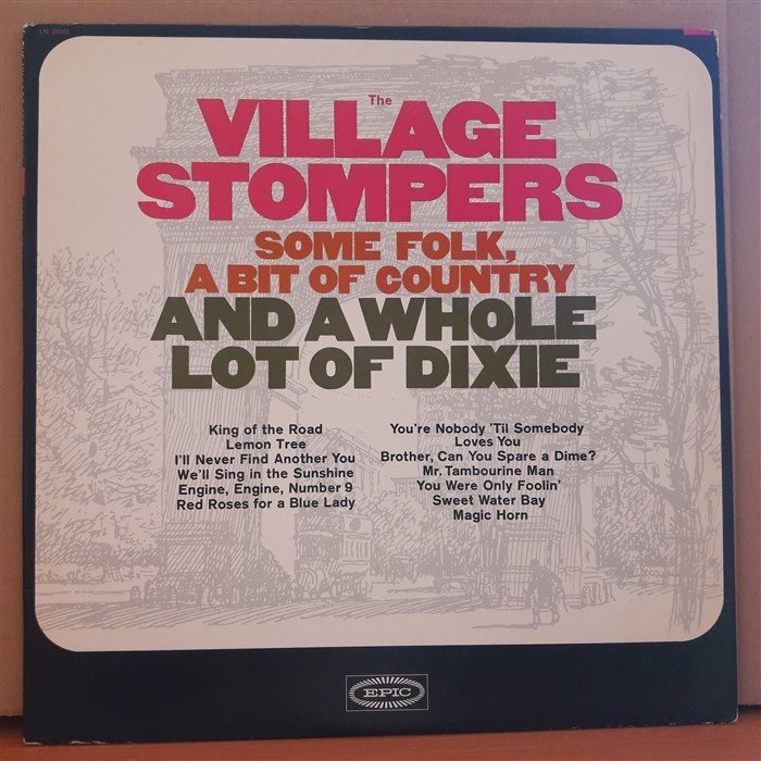 VILLAGE STOMPERS - SOME FOLK, A BIT OF COUNTRY AND A WHOLE LOT OF DIXIE - LP 2.EL PLAK