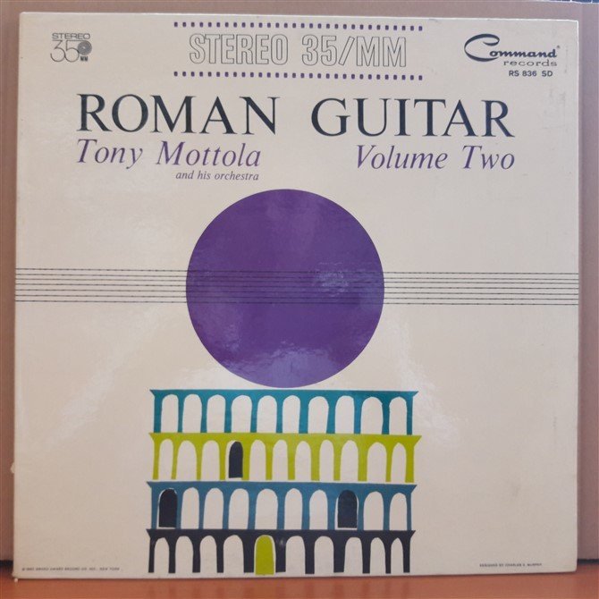 ROMAN GUITAR VOLUME TWO - TONY MOTTOLA (1962) - LP PLAK 2.EL