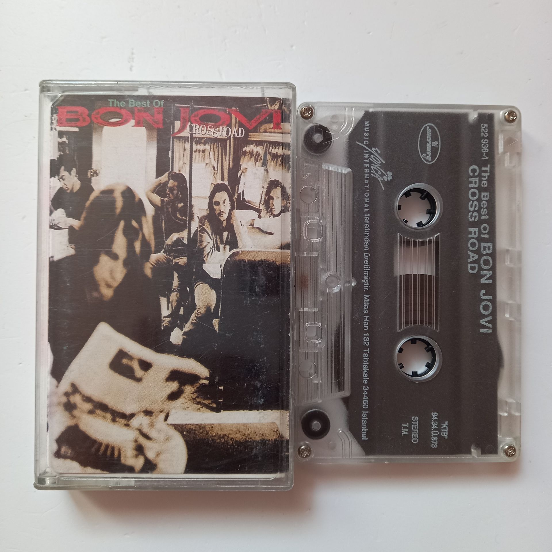BON JOVI - CROSS ROAD / THE BEST OF BON JOVI (1994) - KASET 2.EL