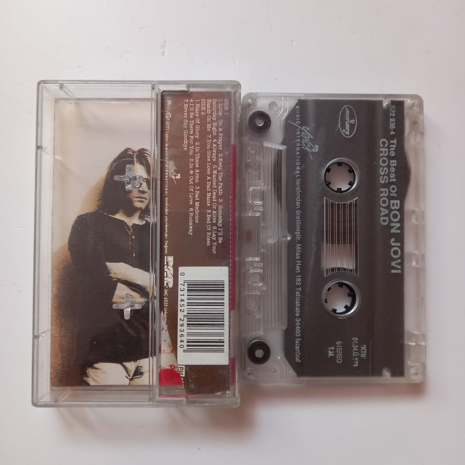 BON JOVI - CROSS ROAD / THE BEST OF BON JOVI (1994) - KASET 2.EL