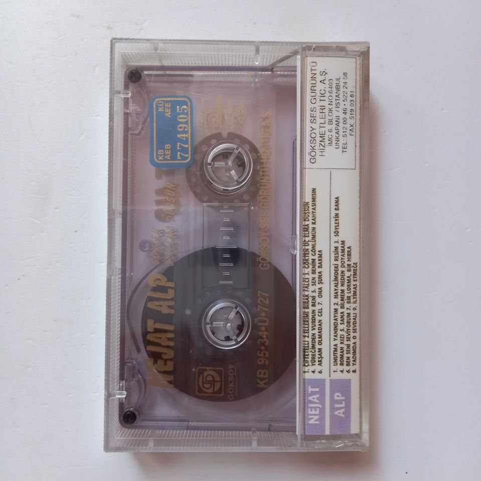 NEJAT ALP - GÖKTEN ÜÇ ELMA DÜŞSÜN (1995) - KASET SIFIR
