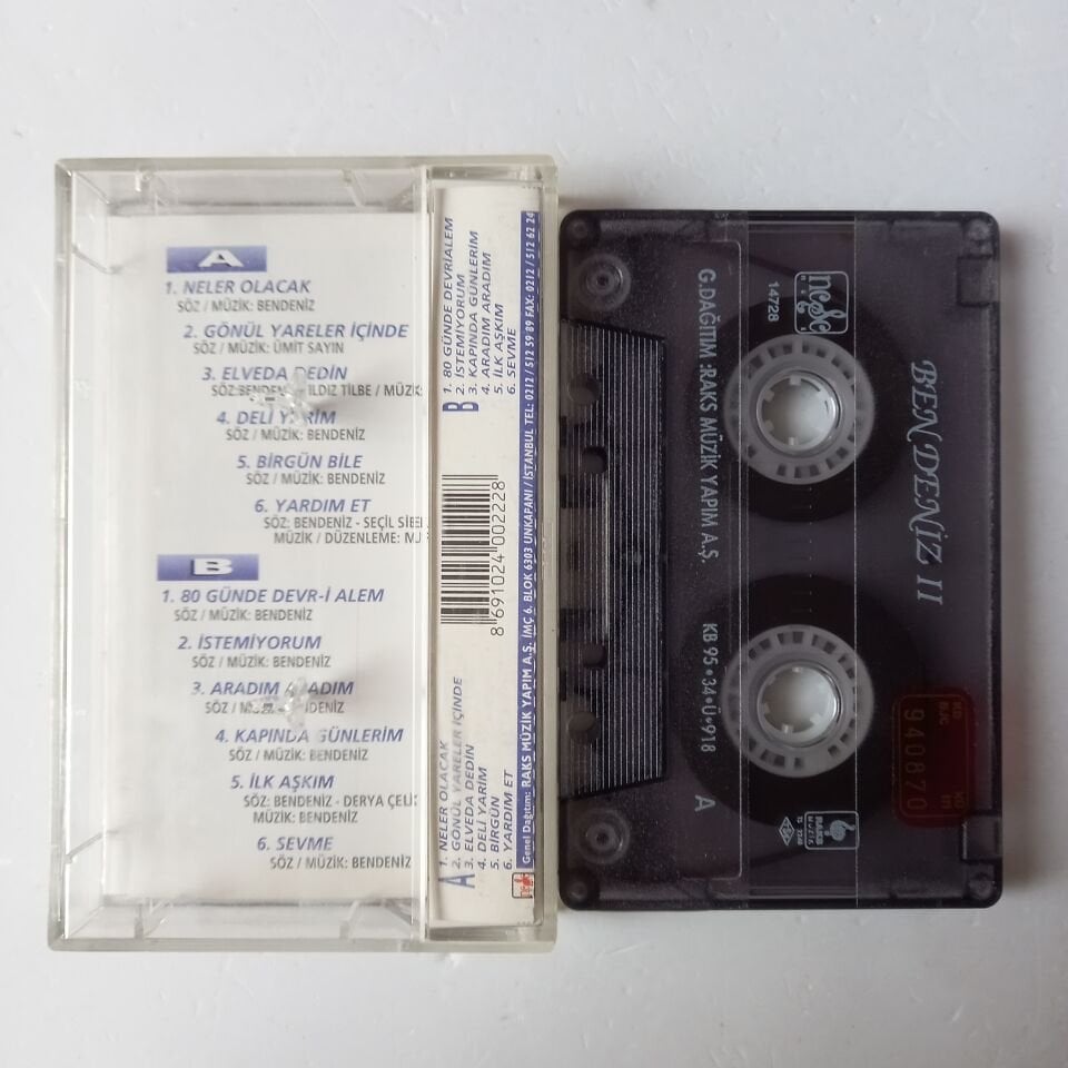 BENDENİZ - BENDENİZ II (1995) - KASET 2.EL