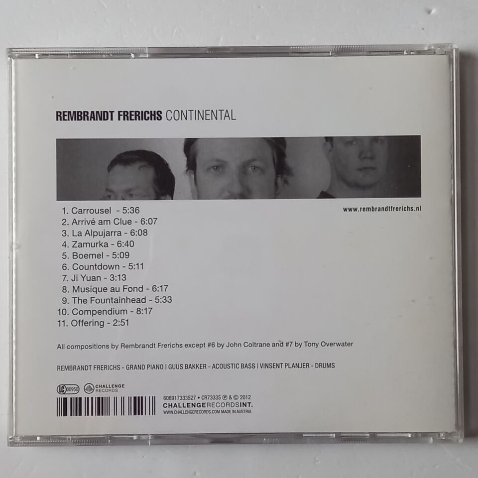 REMBRANDT FRERICHS – CONTINENTAL (2012) - CD 2.EL