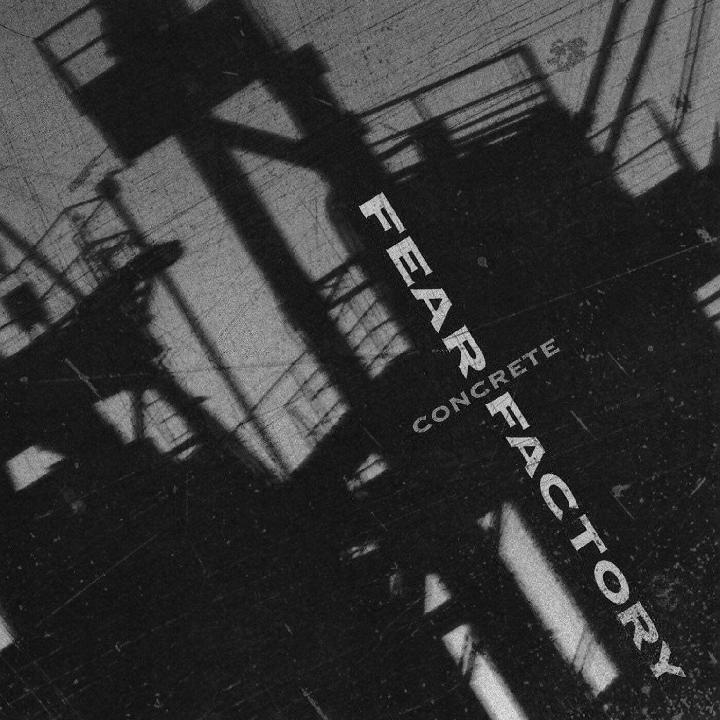 FEAR FACTORY - CONCRETE / EARLIEST RECORDINGS (2002) - LP 2026 METALLIC SILVER WITH BLUE & PURPLE COLOURED LIMITED EDTION SIFIR PLAK