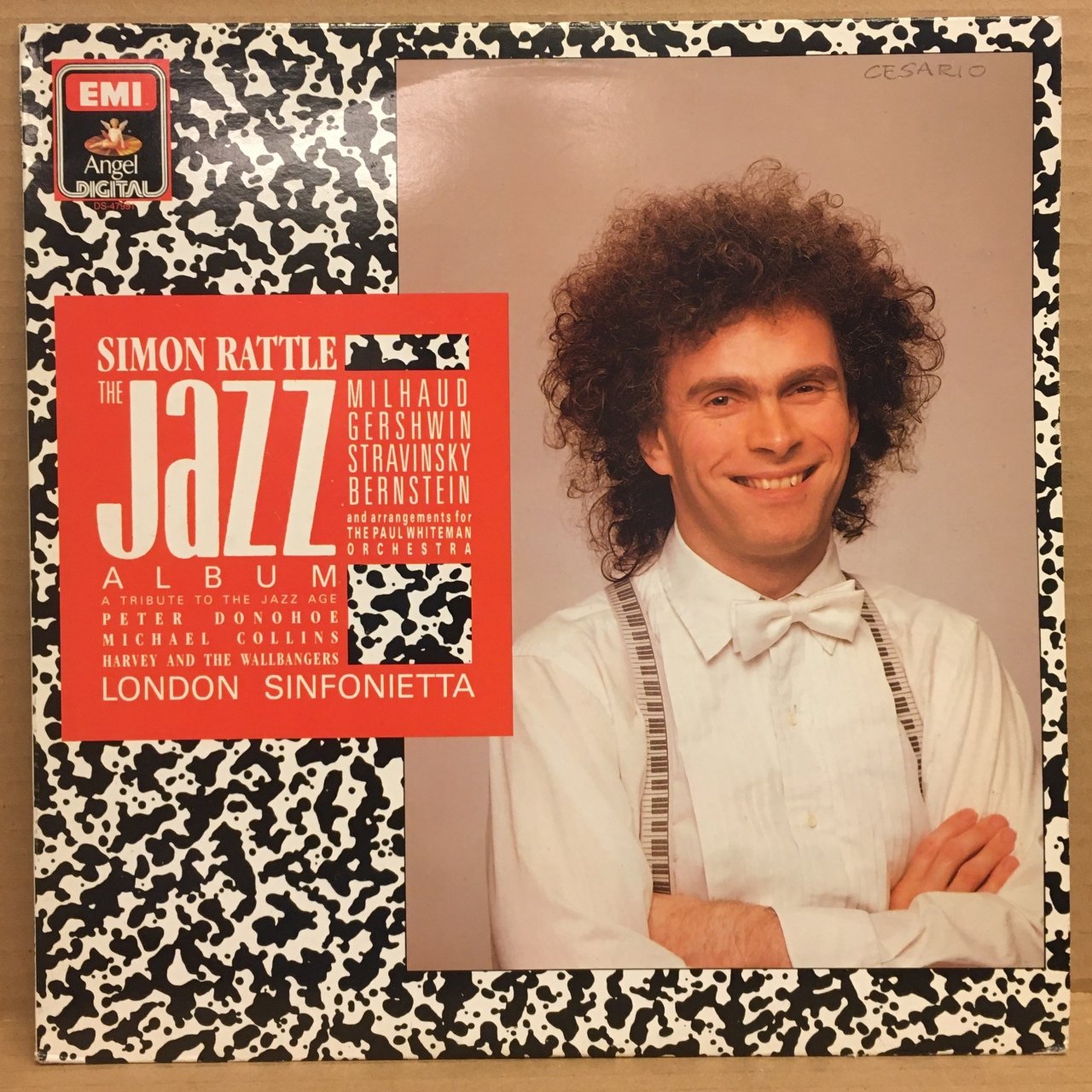 SIMON RATTLE THE JAZZ ALBUM MILHAUD GERSHWIN STRAVINSKY BERNSTEIN 2.EL PLAK