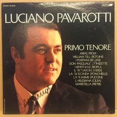 LUCIANO PAVAROTTI PRIMO TENORE 1971 2.EL PLAK İMZALI