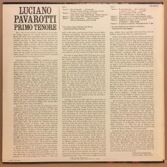 LUCIANO PAVAROTTI PRIMO TENORE 1971 2.EL PLAK İMZALI