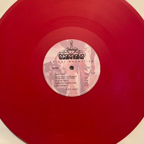 SCORPIONS - ANIMAL MAGNETISM (1980) - LP 2023 REISSUE SPECIAL EDITION RED KIRMIZI RENKLİ PLAK SIFIR