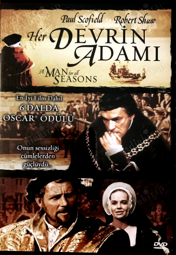 HER DEVRİN ADAMI - A MAN FOR ALL SEASONS - PAUL SCOFIELD - ROBERT SHAW - DVD 2.EL