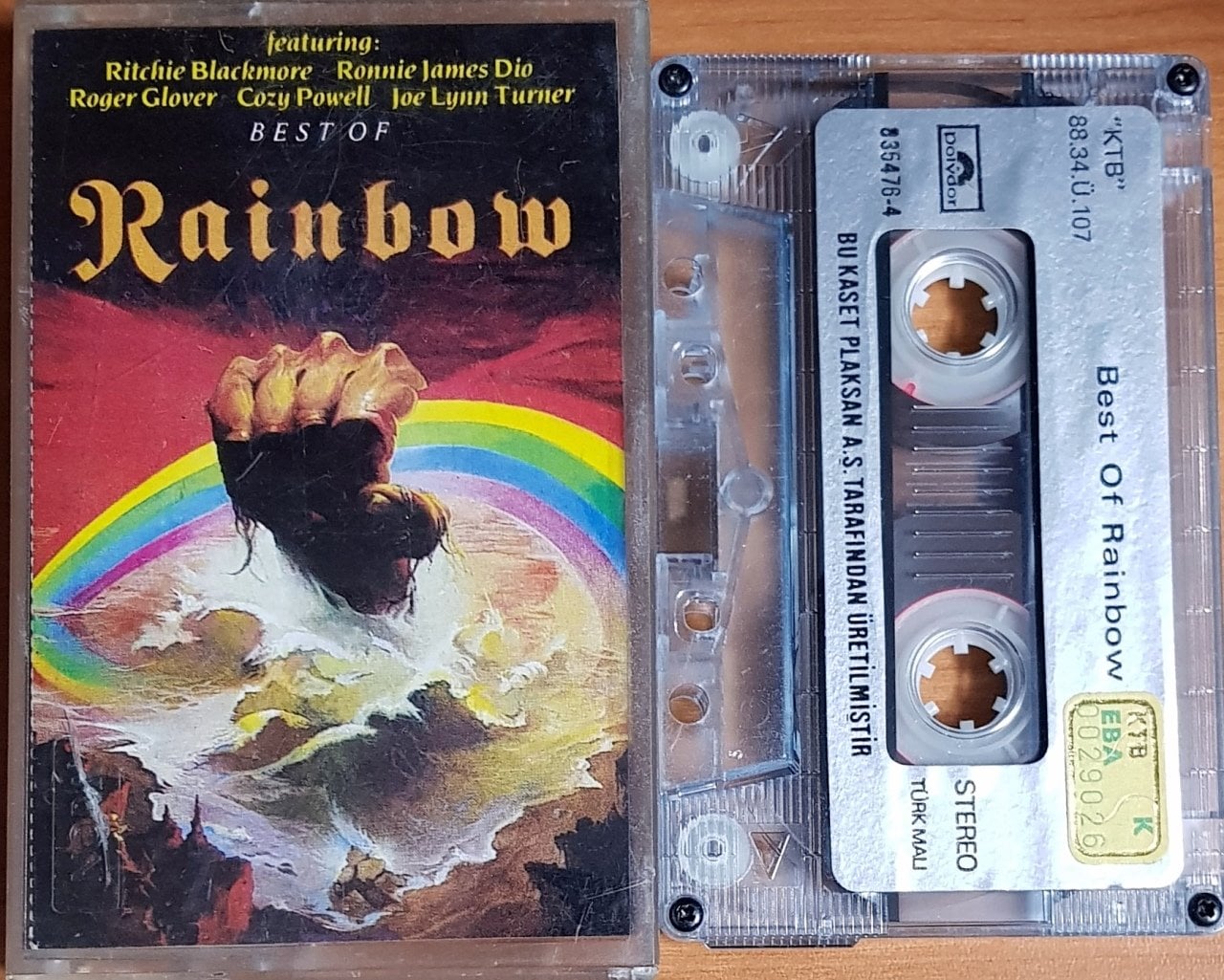 RAINBOW - BEST OF (1988) PLAKSAN KASET 2.EL