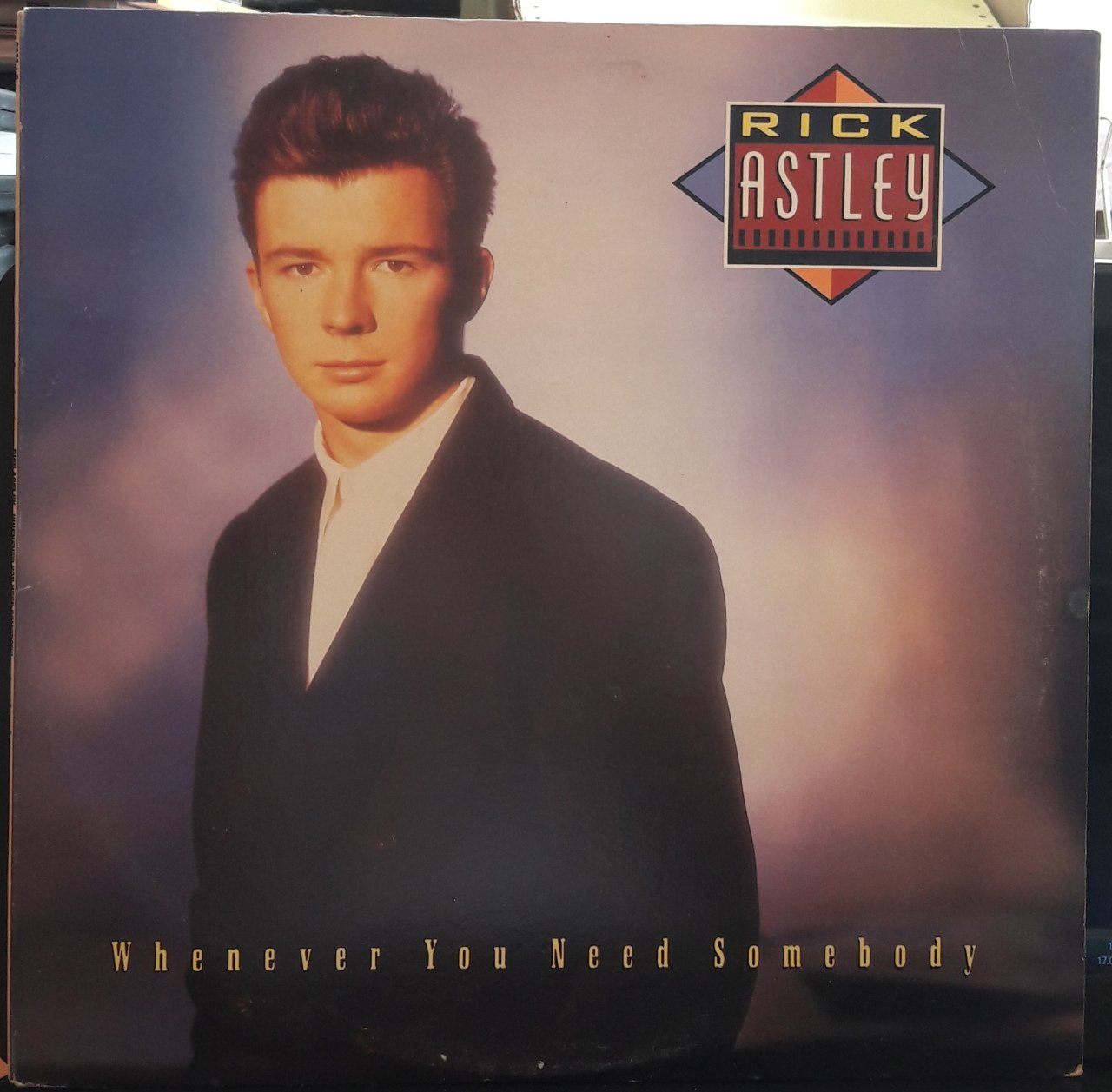 RICK ASTLEY - WHENEVER YOU NEED SOMEBODY (1987) - PLAK 2.EL