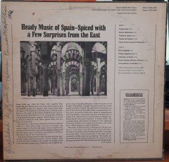 JUAN SERRANO - POPULAR MUSIC OF SPAIN AND THE OLD WORLD (1965) - PLAK 2.EL