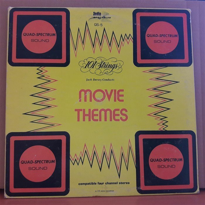 MOVIE THEMES - 101 STRINGS JACK DORSEY (1972) - LP 2.EL PLAK