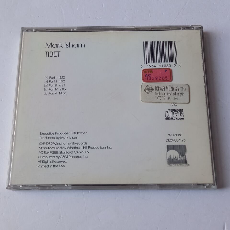 MARK ISHAM – TIBET (1989) - CD 2.EL