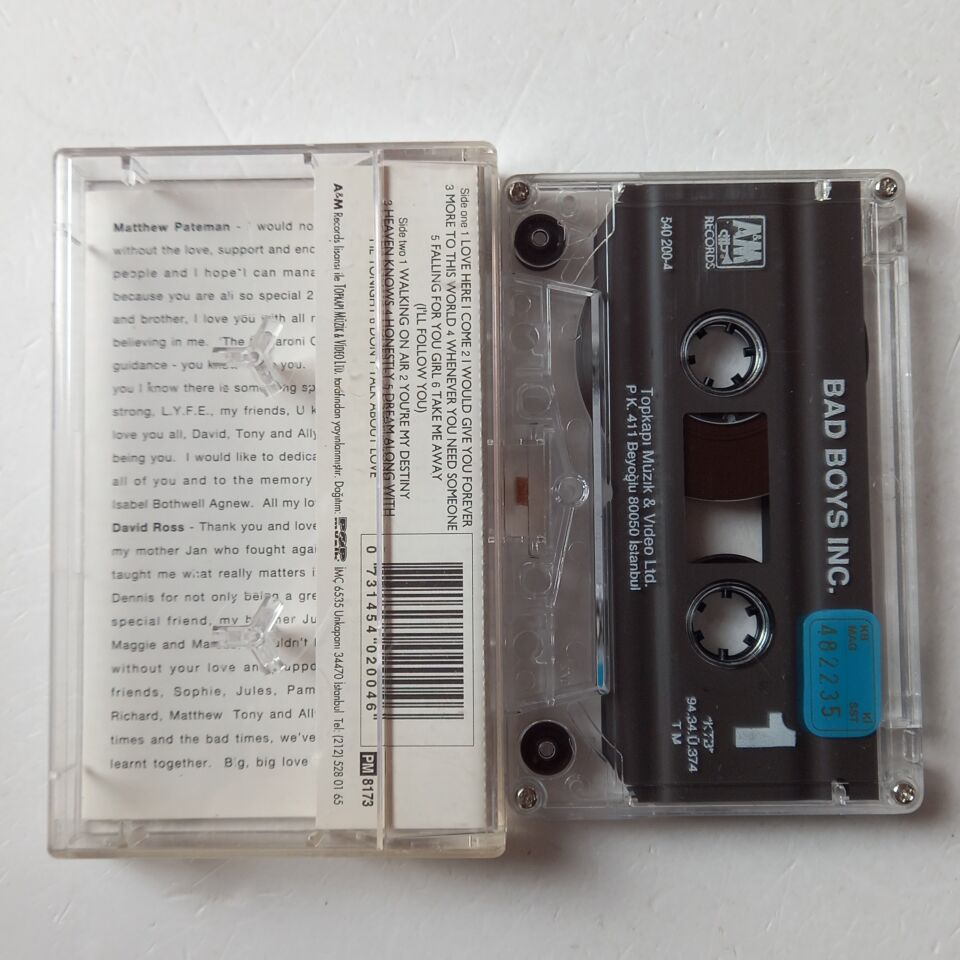BAD BOYS INC. – BAD BOYS INC. (1994) - KASET 2.EL