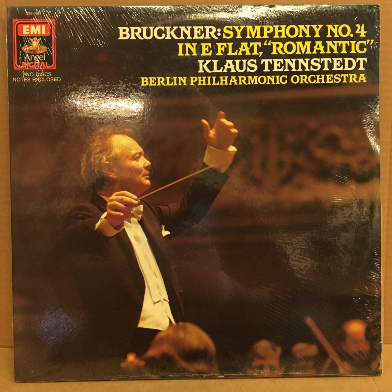 BRUCKNER SYMPHONY NO 4 KLAUS TENNSTEDT BERLIN PHIL. 1982 SIFIR 2PLAK
