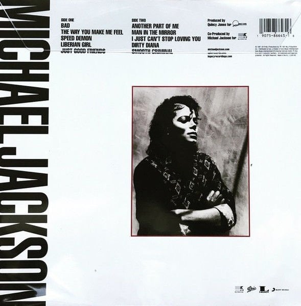 MICHAEL JACKSON - BAD (1987) - LP 2018 PICTURE DISC EDITION SIFIR PLAK