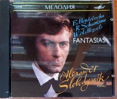 ALEXANDER SLOBODYANIK, PIANO / F. MENDELSSHOHN, R. SCHUMANN, W.A. MOZART (1990) MELODIYA RECORD COMPANY / MADE IN USSR CD 2.EL