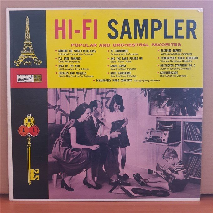 HI-FI SAMPLER POPULAR AND ORCHESTRAL FAVORITES - LP 2.EL PLAK