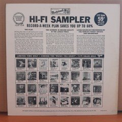 HI-FI SAMPLER POPULAR AND ORCHESTRAL FAVORITES - LP 2.EL PLAK
