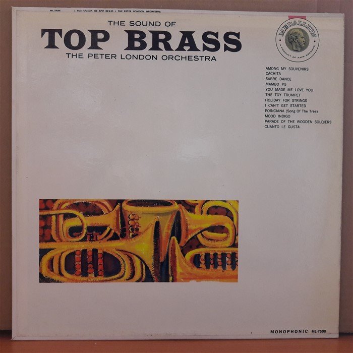 THE SOUND OF TOP BRASS - THE PETER LONDON ORCHESTRA - LP 2.EL PLAK