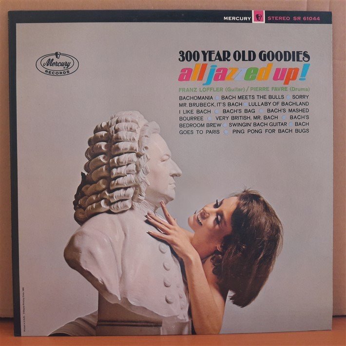 300 YEAR OLD GOODIES ALL JAZZED UP! - FRANZ LOFFLER & PIERRE FAVRE - LP 2.EL PLAK