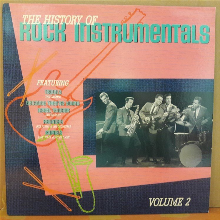 THE HISTORY OF ROCK INSTRUMENTALS VOLUME 2 (1987) - LP PLAK 2.EL