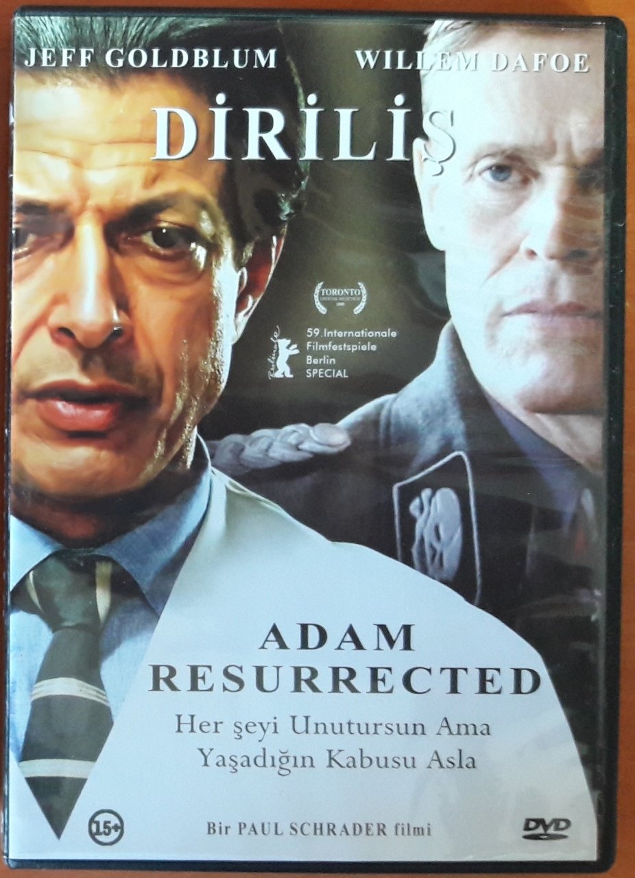DİRİLİŞ - ADAM RESURRECTED - JEFF GOLDBLUM - WILLEM DAFOE - DVD 2.EL