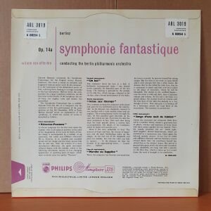HECTOR BERLIOZ: SYMPHONIE FANTASTIQUE / WILLEM VAN OTTERLOO, BERLIN PHILHARMONIC ORCHESTRA - LP 2.EL PLAK