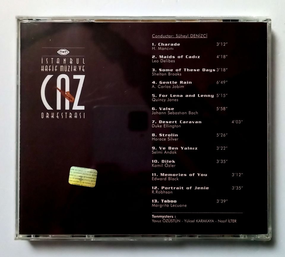 TRT İSTANBUL HAFİF MÜZİK VE CAZ ORKESTRASI - CD 2.EL