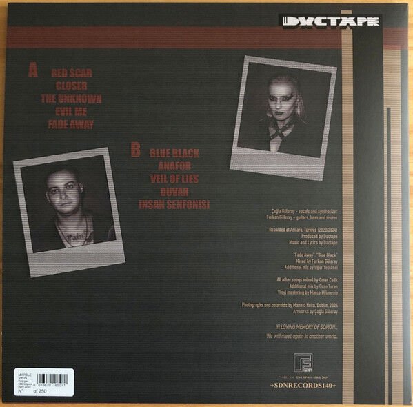 DUCTAPE - ECHO DRAMA / DELUXE (2025) - LP DARK WAVE SIFIR PLAK