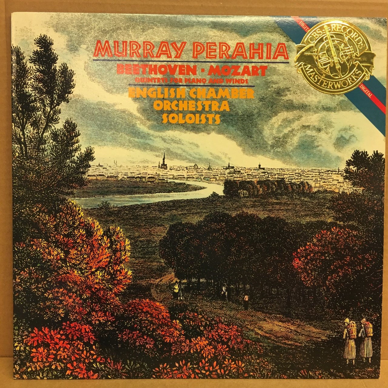 BEETHOVEN MOZART QUINTETS FOR PIANO & ORC. MURRAY PERAHIA 1986 2.EL PLAK
