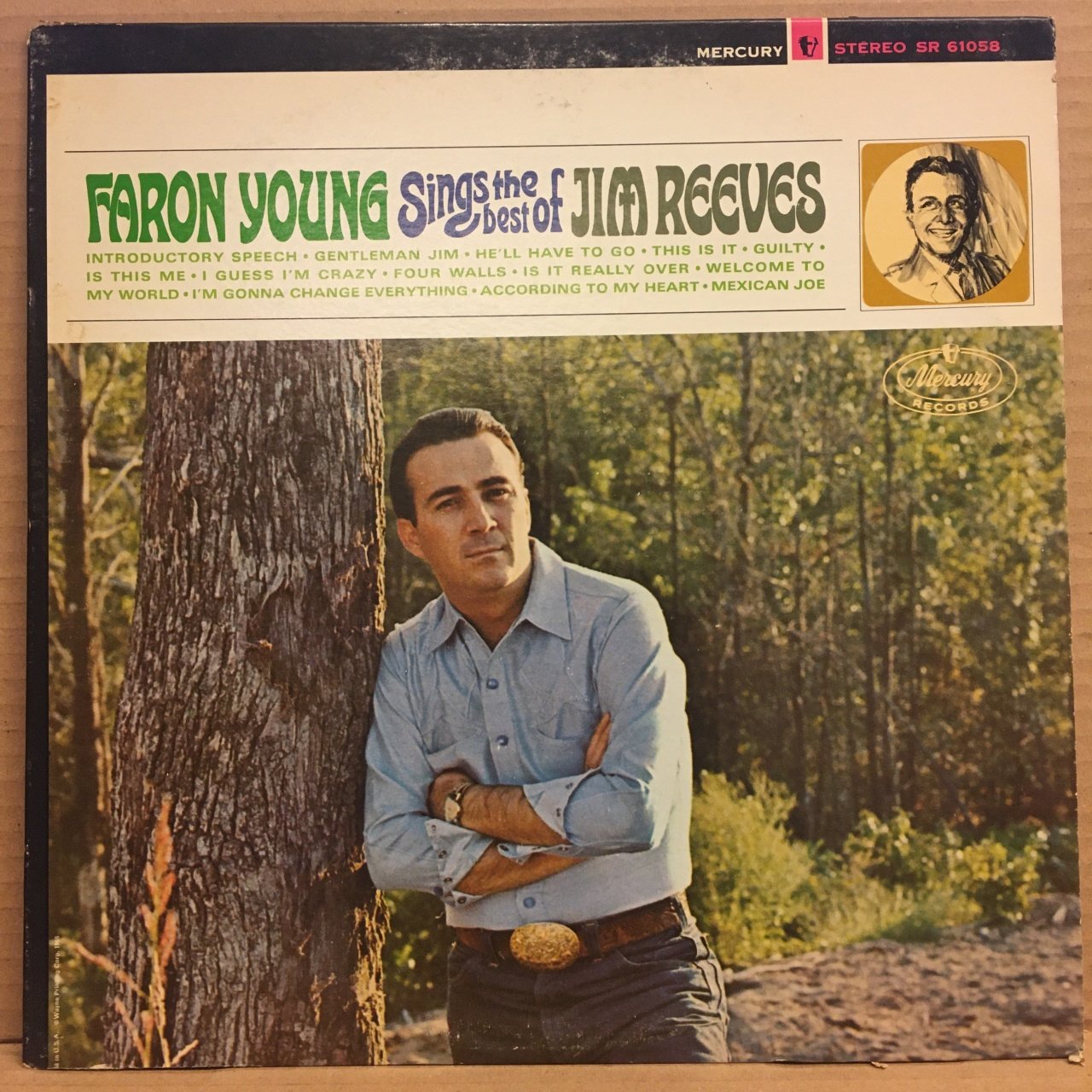 FARON YOUNG -SINGS THE BEST OF JIM REEVES (1966) 2.EL PLAK