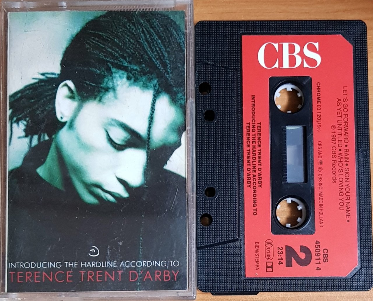 TERENCE TRENT D'ARBY - INTRODUCING THE HARDLINE ACCORDING TO (1987) MADE IN HOLLAND / CBS KASET 2.EL