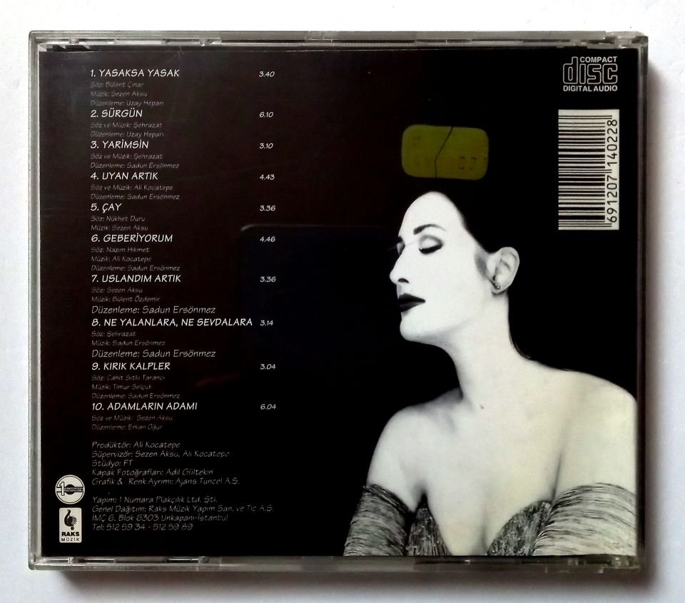 NÜKHET DURU – NÜKHET DURU (1994) - CD 2.EL