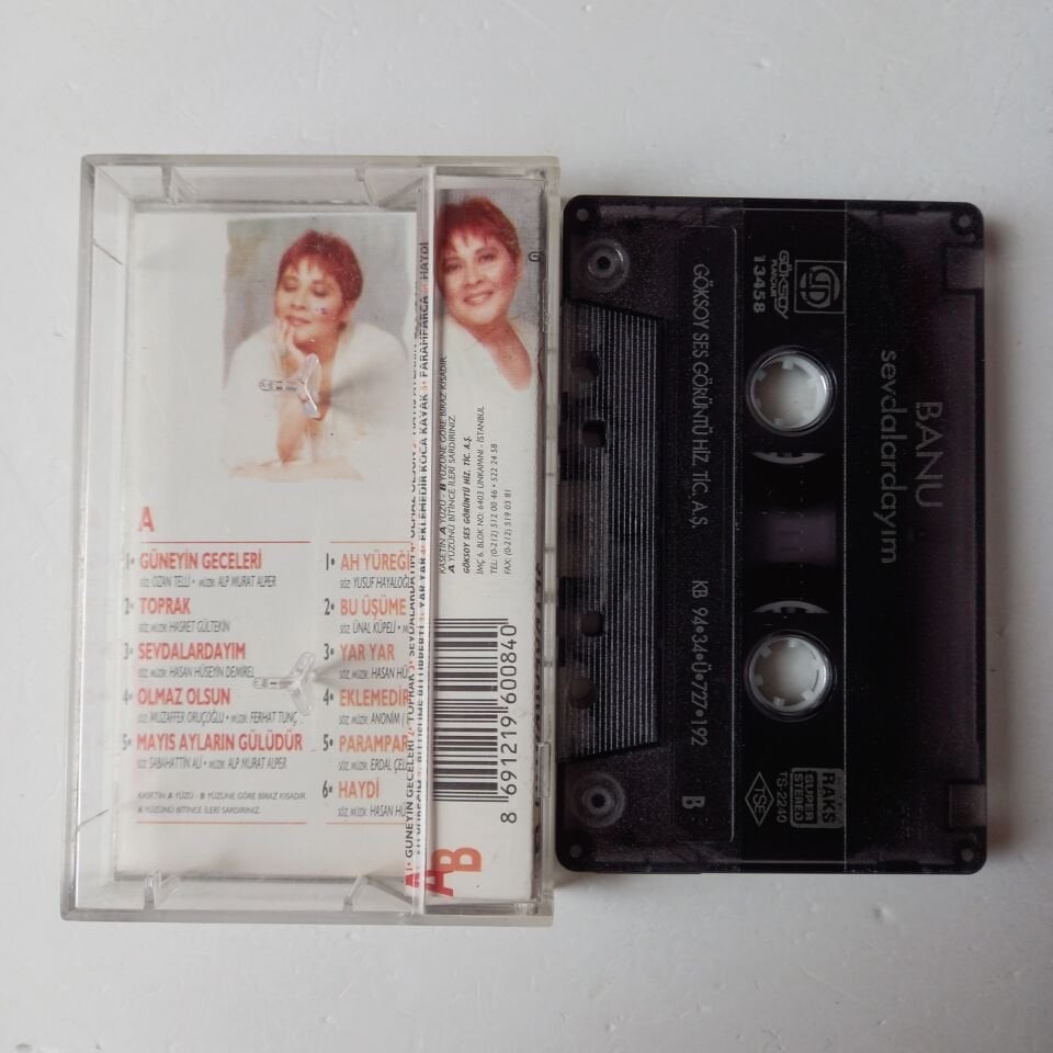 BANU - SEVDALARDAYIM (1994) - KASET 2.EL