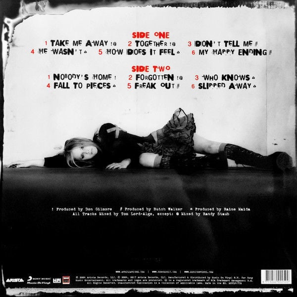 AVRIL LAVIGNE - UNDER MY SKIN (2004) - LP 2024 GREY & BLACK COLOURED EDITION SIFIR PLAK