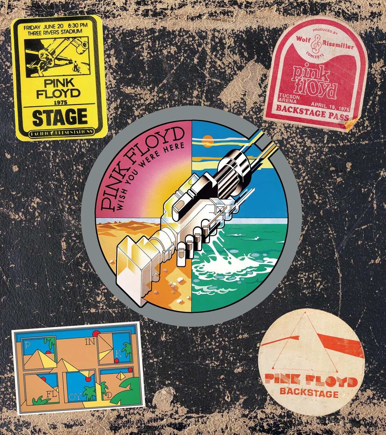 PINK FLOYD - WISH YOU WERE HERE / 50TH ANNIVERSARY (1975) - 2025 BLU RAY EDITION / AMBALAJINDA SIFIR