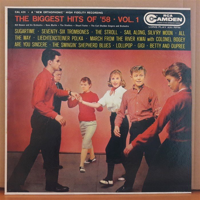 THE BIGGEST HITS OF '58 VOL.1 - LP 2.EL PLAK