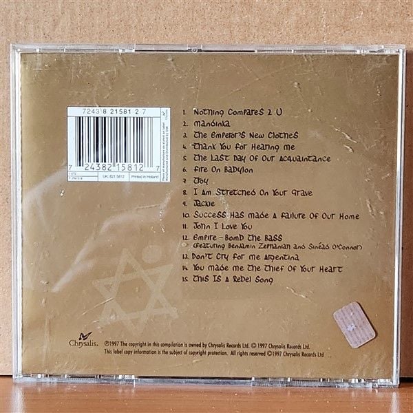 SINEAD O'CONNOR – SO FAR... THE BEST OF SINEAD O'CONNOR (1997) - CD 2.EL