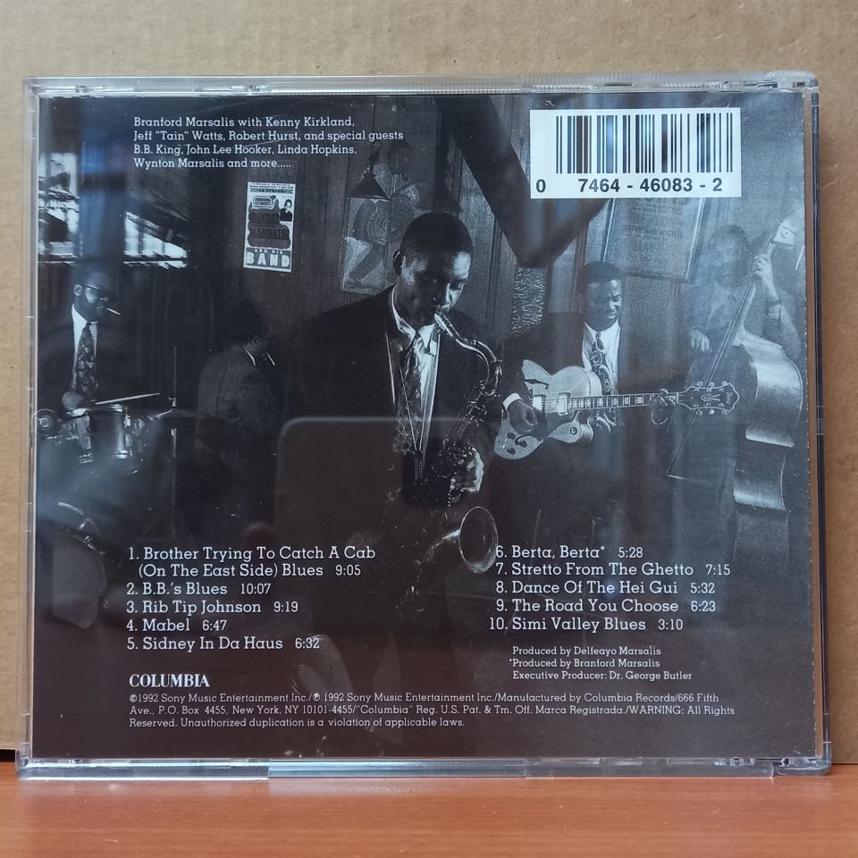 BRANFORD MARSALIS - I HEARD YOU TWICE THE FIRST TIME (1992) - CD 2.EL