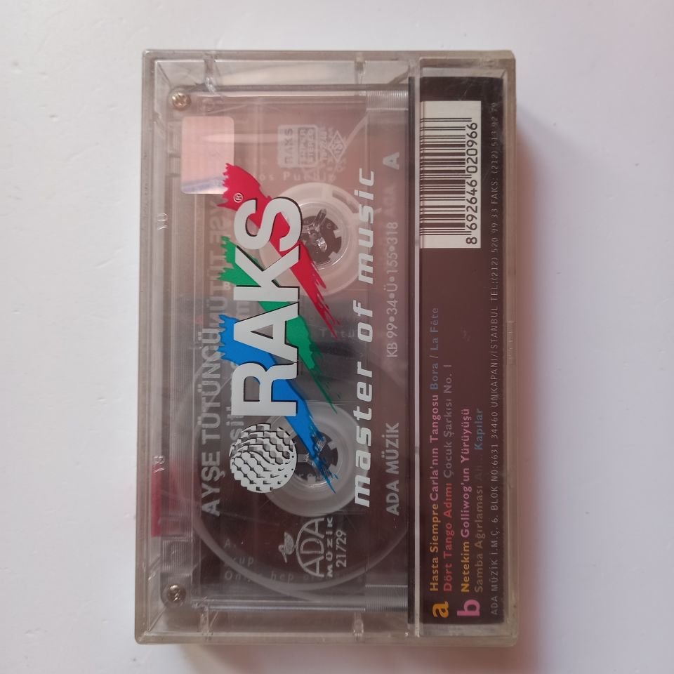 AYŞE TÜTÜNCÜ - ÇEŞİTLEMELER / PİYANO-PERKÜSYON GRUBU (1999) - KASET SIFIR