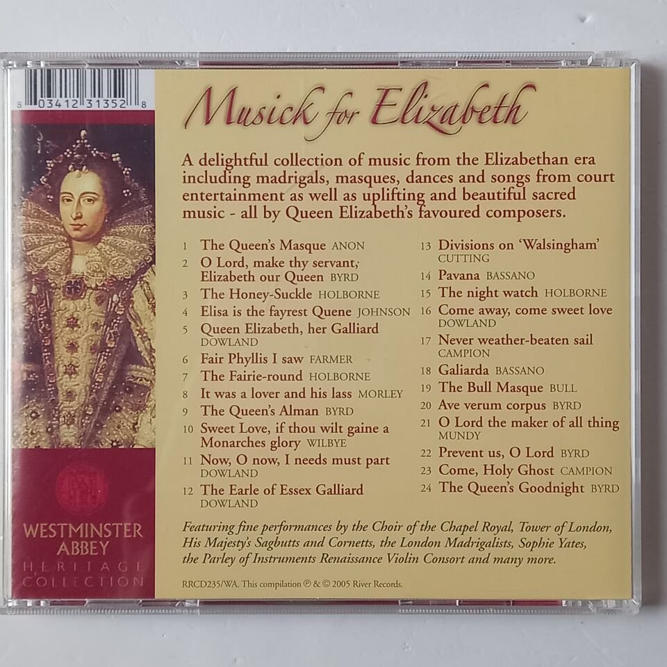 MUSICK FOR ELIZABETH - WESTMINSTER ABBEY (2005) - CD 2.EL